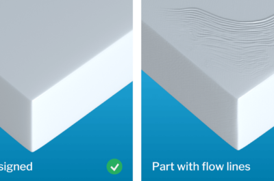 How to avoid injection molding flow lines featured image